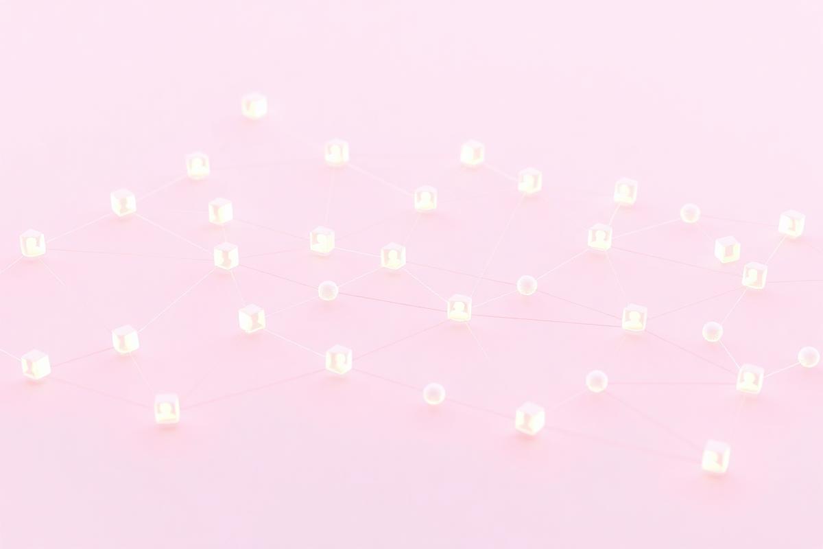 Pastel network of dots and curves - real-account follower sources