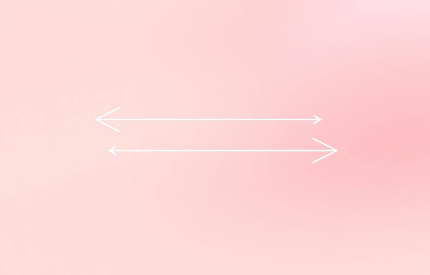 Comparación de flechas pastel - camino de Shorts vs. formato largo