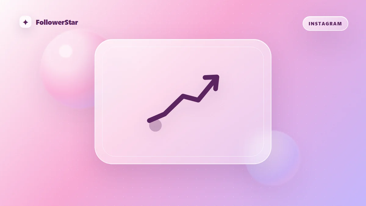Abstract FollowerStar guide cover: How to Grow on Instagram in 2026 (Organic + Paid Combo)