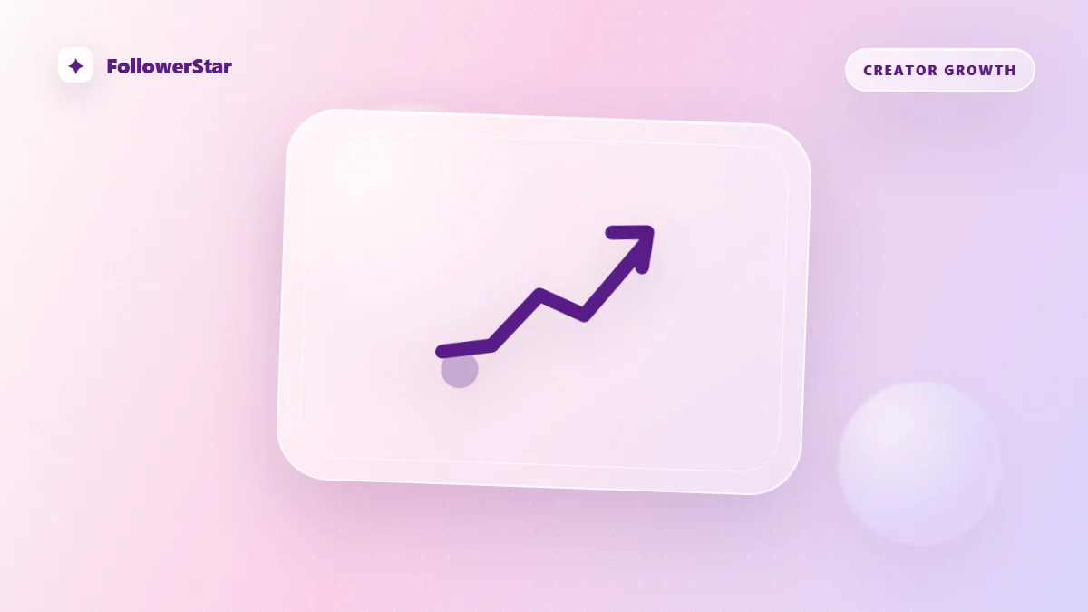 Abstraktes FollowerStar Guide-Cover: Hybrides Wachstum: Organische Inhalte mit Paid Boost 2026